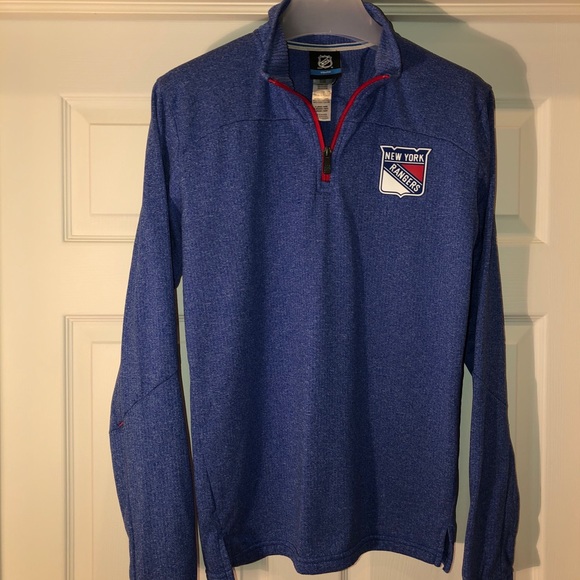 NHL New York Rangers 1/4 Zip Pullover - Picture 1 of 6